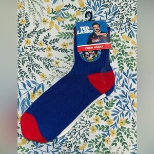 Warner Brothers TED LASSO 2 Pair Embroidered Ankle Socks
